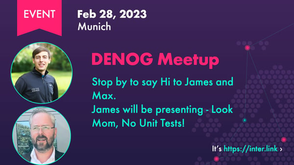 Event information for the DENOG Meetup in Munich