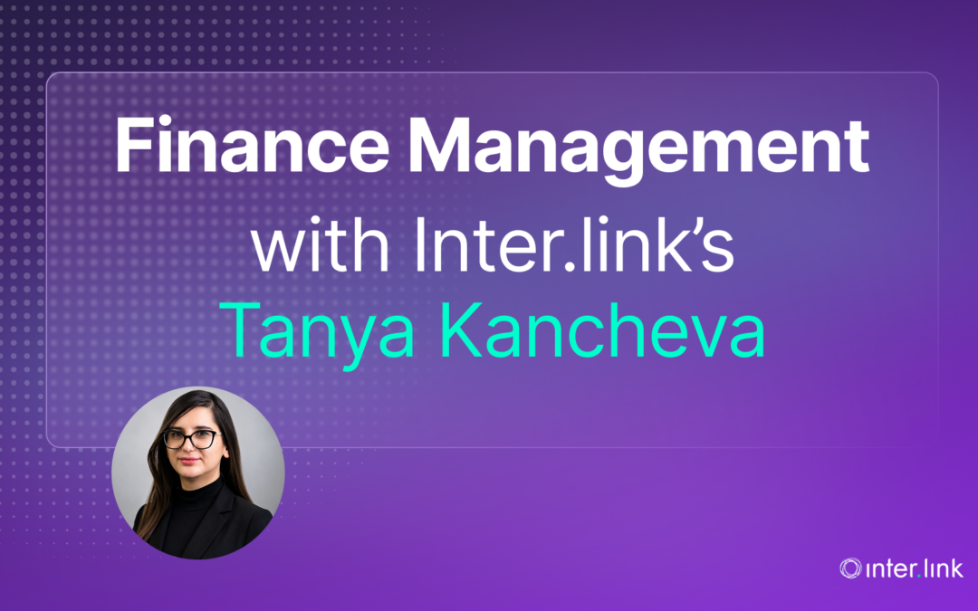 Finance with Inter.link’s Tanya Kancheva